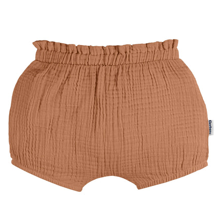 Gerber Baby-Girls 3-Pack Bubble Shorts, Brown, 18 Months