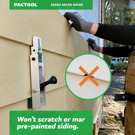 PacTool SA902 Gecko Gauge Siding Mounting Kit, for 5/16-Inch Fiber Cement Siding Installation