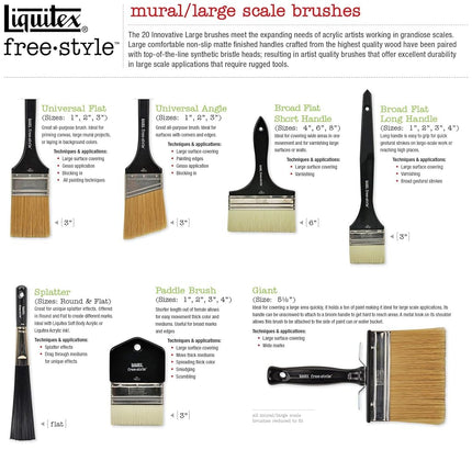 Liquitex Professional Freestyle Large Scale Brush, Universal Angle 2-inch