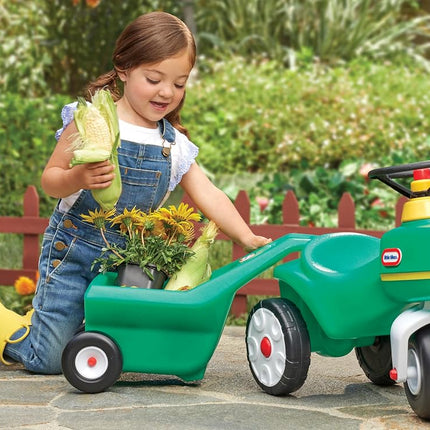 Little Tikes Tractor & Cart, Foot-to-Floor Ride-On, for Boys and Girls Ages 1-5 Years