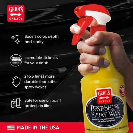 Griot's Garage 10968 Best of Show Spray Wax 22oz