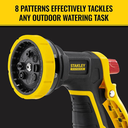 Stanley Garden BDS7496 FATMAX Heavy Duty 8-Pattern Spray Nozzle, Yellow