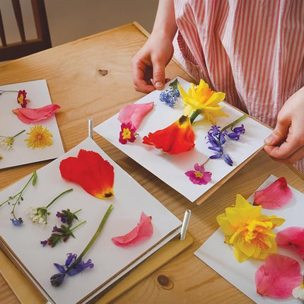 Tender Leaf Toys Botanical Press - Wooden Flower Press Children Perfect for Card Making and Creative Play