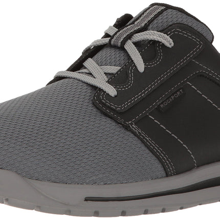 Rockport Men's Randle Plain Toe Oxford, Black/Grey