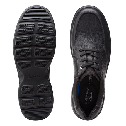 Clarks Mens Bradley Vibe, Black Tumbled, 14 Wide
