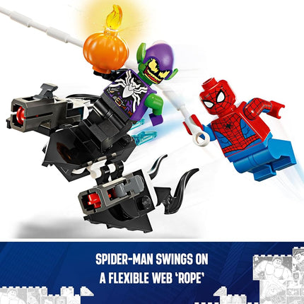 LEGO® Super Heroes Marvel Spider-Man Race Car & Venom Green Goblin 76279 Chase Action with Super Hero Minifigures and a Buildable Toy Vehicle, Kids’ Role-Play Toy for Boys and Girls Aged 7 and Over