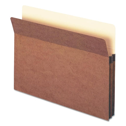 Smead File Pocket, Straight-Cut Tab, 1-3/4" Expansion, Letter Size, Redrope, 50 per Carton (73800)