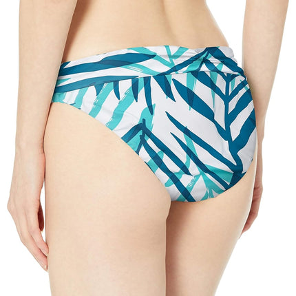 La Blanca Women's Shirred Band Hipster Bikini Swimsuit Bottom, Caribbean Current//Vista Mirage, 16