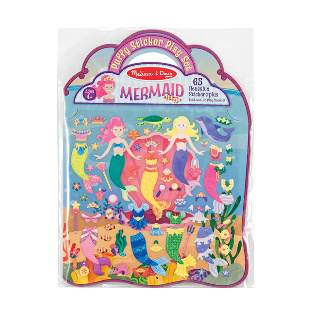 Melissa & Doug Puffy Sticker Activity Book: Mermai