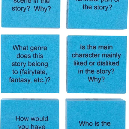 Teacher Created Resources 20634 Foam: Reading Comprehension Cubes