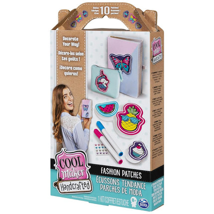 Cool MAKER Handcrafted Fashion Patches Activity Kit, Makes 10 Patches, for Ages 8 and Up, Assorted (6043814)