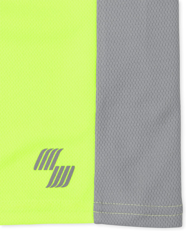 The Children's Place 2 Pack Boys Short Sleeve Moisture Wicking and Quick Drying Mesh Performance Top 2-Pack, Multi Clr, XX-Large
