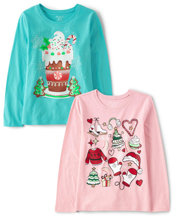 The Children's Place Girls' All Holidays Long Slee