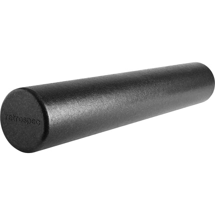Rouleau de massage en mousse EPP extra-ferme Retrospec Relief FR de 45,7 cm et 91,4 cm de densité élevée pour l'exercice, le yoga, le Pilates et la récupération musculaire après l'entraînement, facile à utiliser, 91,4 cm