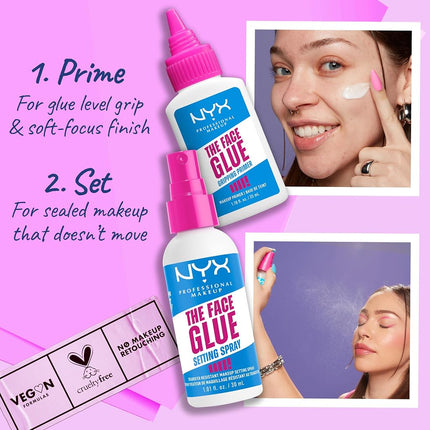 NYX Professional Makeup Primer, Face Glue Gripping Primer, All Skin Types