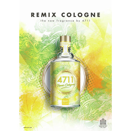 4711 Remix Cologne - Lemon by Muelhens for Unisex - 3.4 oz EDC Spray