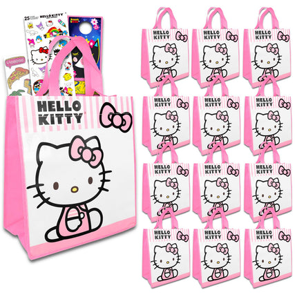 Hello Kitty Mini Party Favor Bag Set - Bundle with