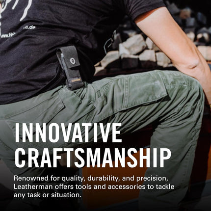 Leatherman Nylon Multitool Sheath, Durable Holster, Snap, Medium, Black