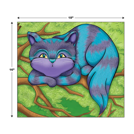 Beistle 60063, 6 Piece Pin The Smile On The Cheshire Cat Games, 16" x 18", Multicolor