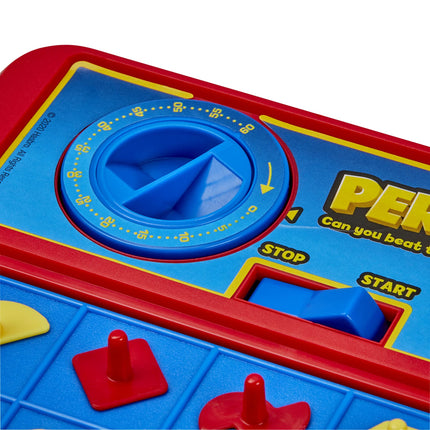 Hasbro Gaming Perfection Juego Plus Modo Duelo para 2 Jugadores Formas y Piezas que Saltan de 5 Años en Adelante (Exclusivo de Amazon)