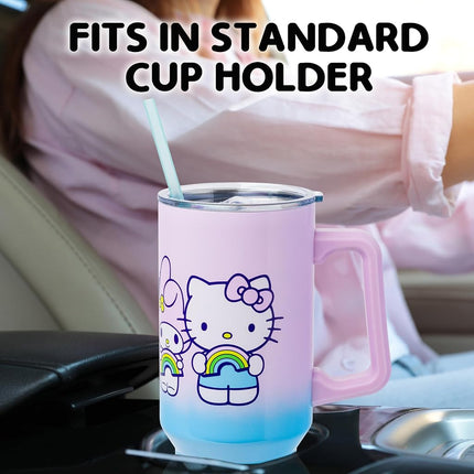 Sanrio Hello Kitty and Friends Rainbow Stainless Steel Tumbler | 40 Ounces