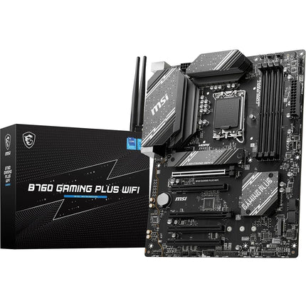 MSI B760 GAMING PLUS WIFI Motherboard, ATX - Suppo