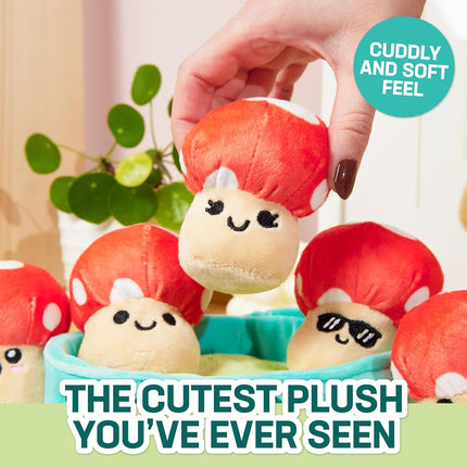 WHAT DO YOU MEME? Emotional Support Mushrooms - The Original Viral Cuddly Plush Comfort Food, Unique Gift for Valentine's Day, Birthdays, Christmas, Friendship & Anniversary's