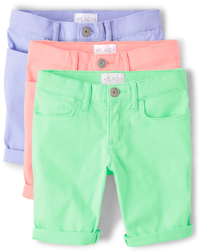 The Children's Place Girls' Sold Skimmer Shorts 3 