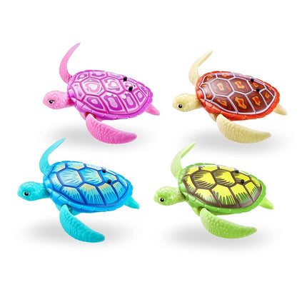 Robo Turtle Robotic Swimming Turtle Toy (2 Pack, Green & Pink) ZURU – Battery Powered Water and Outdoor Pool Toy for Kids, Toddlers, and Pets | Swimming Bath Fun, Includes Accessories