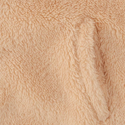 The Children's Place Girls' Cozy Sherpa Full-Zip Jacket, Toast, Toast, XX-Large