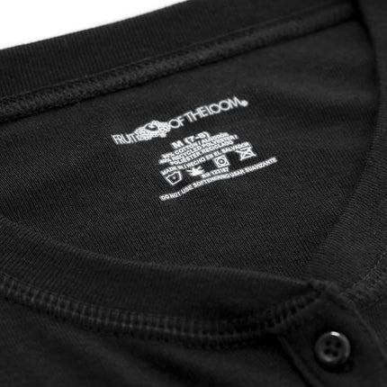 Fruit of the Loom Boys' Premium Union Suit, Black, S