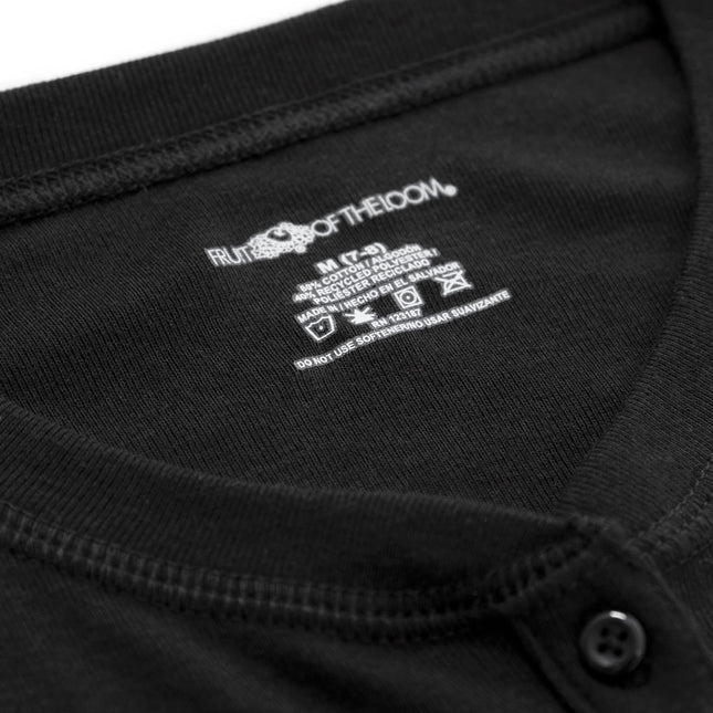 Fruit of the Loom Boys' Premium Union Suit, Black, Large