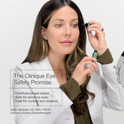 Clinique High Impact Waterproof Mascara | Lengthening, Volumising, Smudge-Proof + Safe For Sensitive Eyes