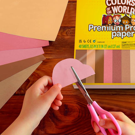 Crayola Colors of The World Construction Paper 8.5"x11"-48 Sheets
