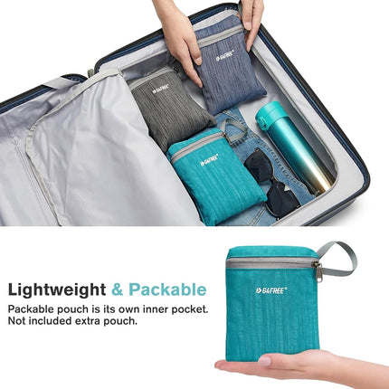 G4Free 10L Hiking Backpack Lightweight Packable Hiking Daypack Small Travel Outdoor Foldable Shoulder Bag(Dark Blue)
