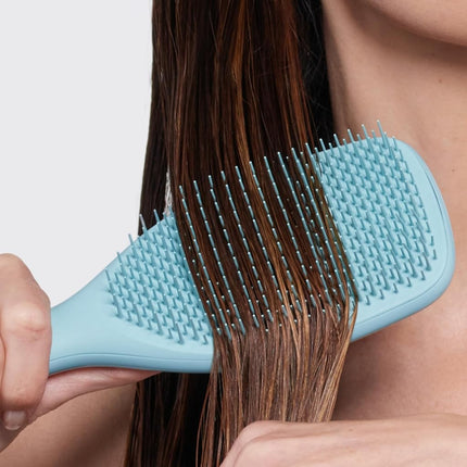Tangle Teezer | The Large The Ultimate Detangler Hairbrush | Perfect for Long, Thick, Curly & Textured Hair | Two-Tiered Teeth for Gentle Detangling | Reduces Breakage| Ergonomic Handle | Marine Teal