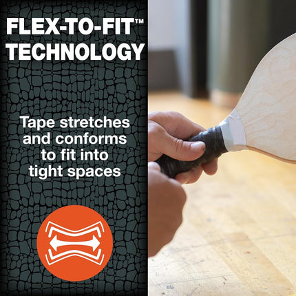 T-Rex Flexible Waterproof Tape - Heavy Duty Adhesive Waterproofing Tape for Repair, Leaks, Roof Patches - Extreme Weather & UV Resistance - White, 1.88" x 30 ft. (Pack of 1)