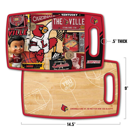 Tabla de cortar retro YouTheFan NCAA Louisville Cardinals