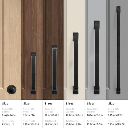 CABDM 20 Pack 1 Inch Vintage Ball Matte Black Cabinet Knobs Kitchen Cabinet Hardware Black Drawer Knobs Pulls for Drawers.