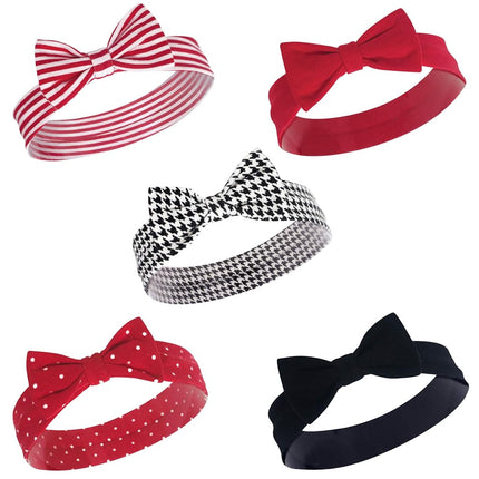 Hudson Baby Cotton and Synthetic Headbands, Size 0