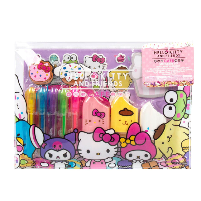Hello Kitty 22-Piece Kawaii Stationery Set, Includ