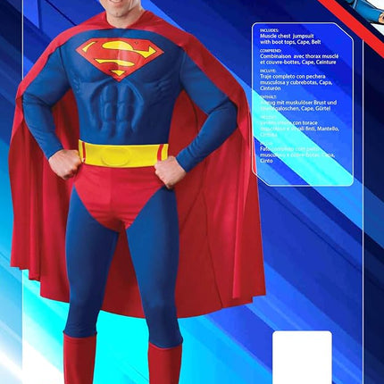Rubies Official Superman Classic, Adult Costume, Small Halloween