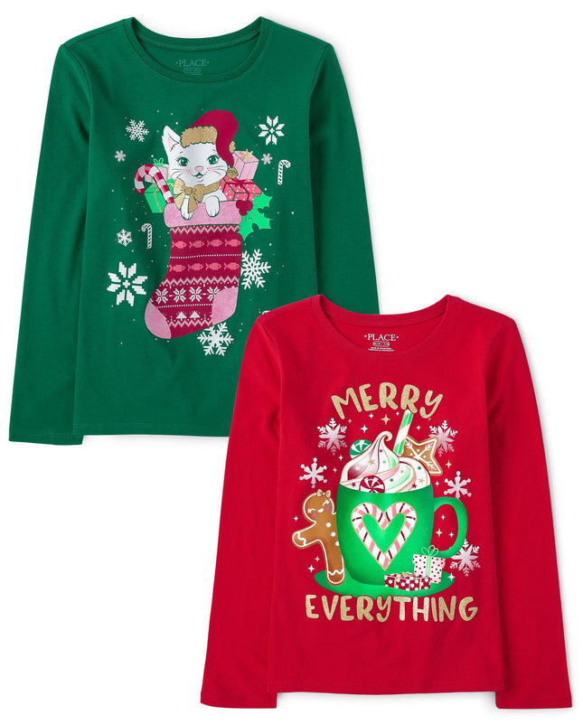The Children's Place Girls' All Holidays Long Slee