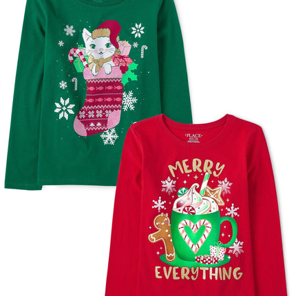The Children's Place Girls' All Holidays Long Slee