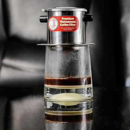 3 Pack Vietnamese Coffee Infuser Filter Set, Restaurant Quality, 8oz
