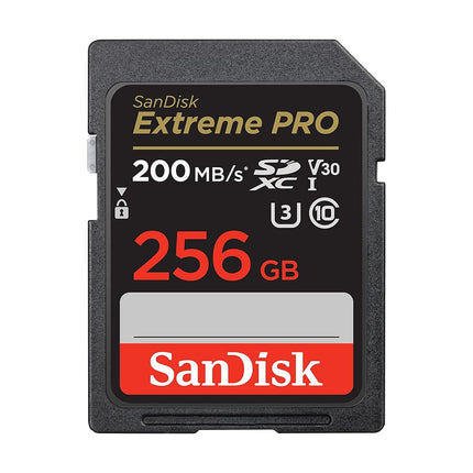 SANDISK Extreme PRO SDXC card 256GB (SD card, up t