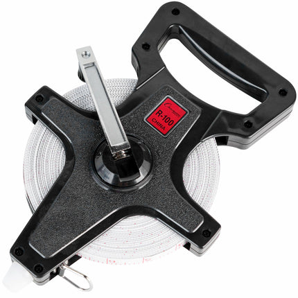Champion Sports Open Reel Measure Tape, 100 ft, 30
