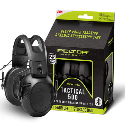 3M - Casque antibruit électronique sans fil Peltor Sport Tactical 500, #TAC500-OTH