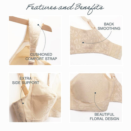 Playtex Women's Floral Everyday Bra