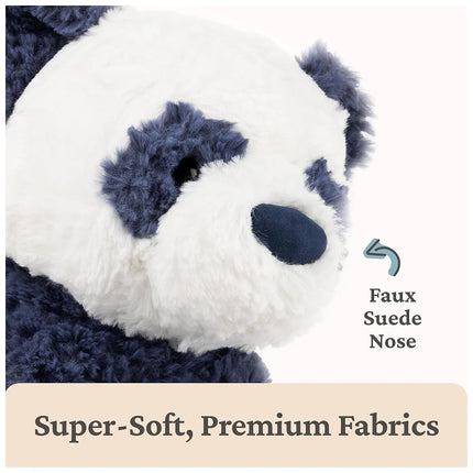 GUND Cozys Collection Panda, Panda Bear Stuffed Animal, Plush Toy for Ages 1 and Up, Navy Blue, 10”